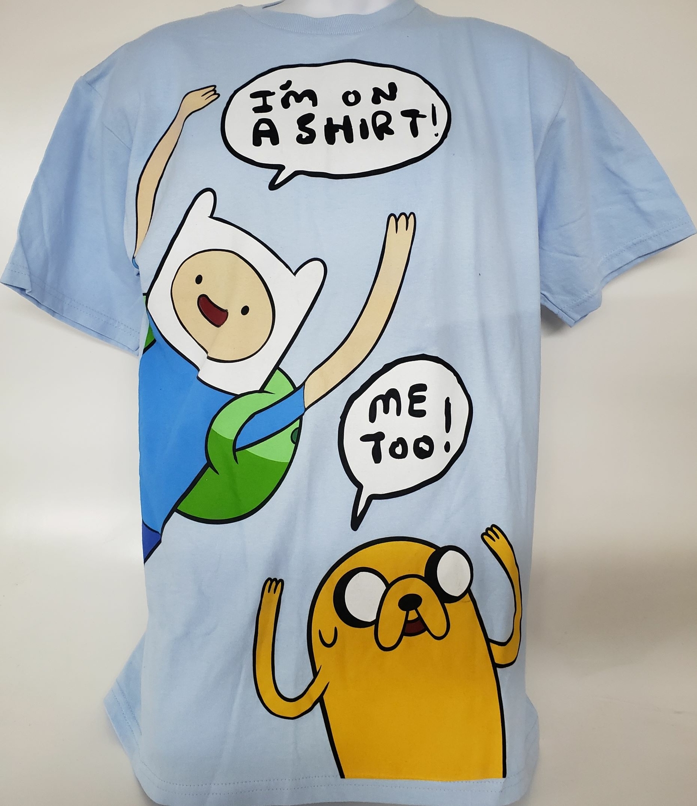 Cartoon Network Adventure Time Graphic Short Sleeve T-shirt Adult Size Large Li