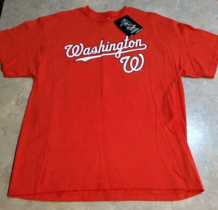 MLB Players Choice Washington Nats Red T-Shirt XL Harper #34