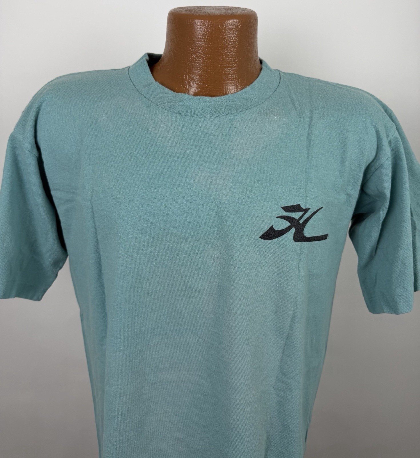 Vintage Hobie Shirt Mens Large Tight Fit 90s Surf T-shirt Windsurfing Vaporwave