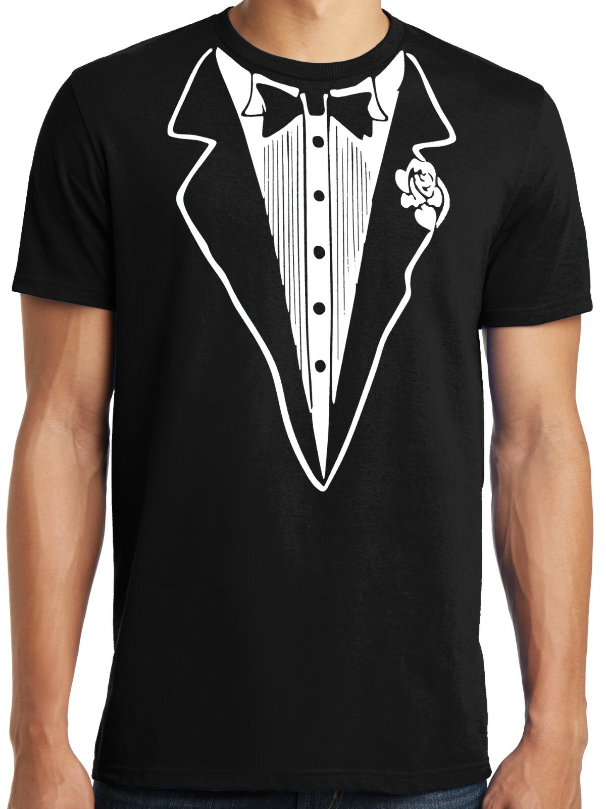 PubliciTeeZ Big and Tall King Size Funny Tuxedo T-Shirt