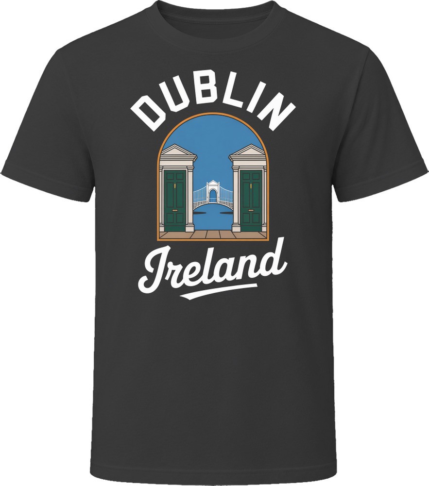 Dublin Ireland Tourist Vacation Gift Tee T Shirt