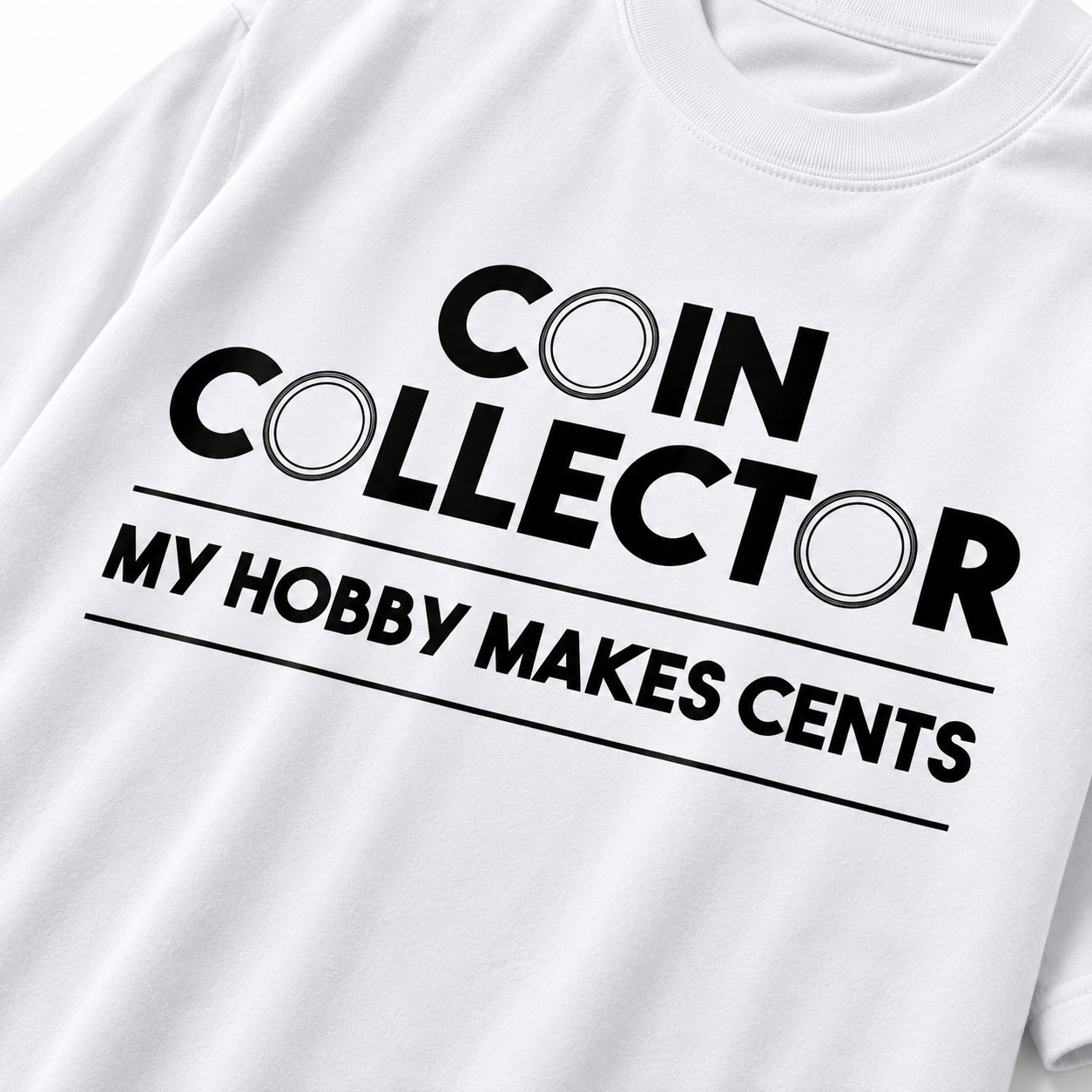 Funny Coin Collector Shirt Numismatics Graphic Tee Coin Collecting Gift