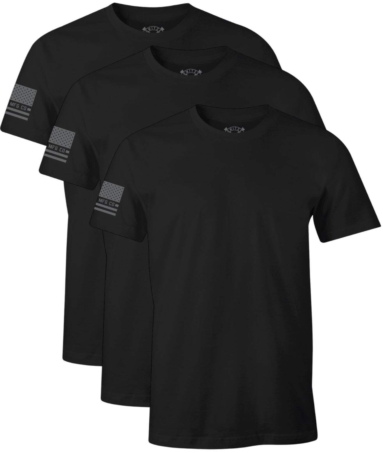 Howitzer Men’s T-shirt Standard Basic Packs Black Military Grunt