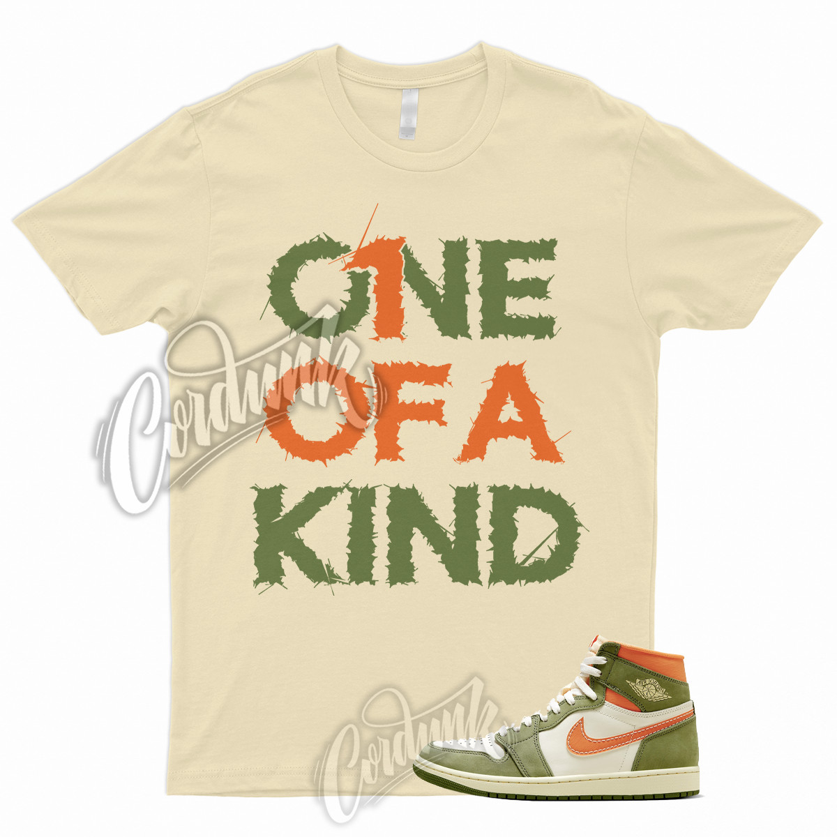 1OAK T Shirt for 1 High Celadon Sky J Light Olive Bright Mandarin Coconut Milk