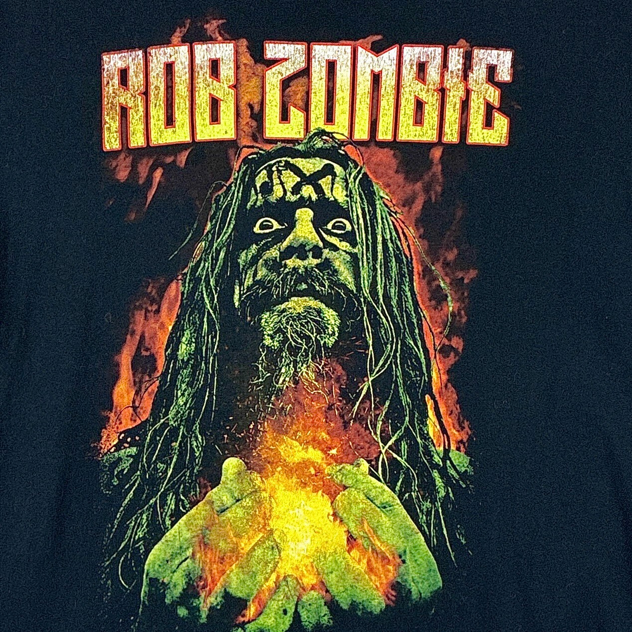 Rob Zombie Tshirt Mens XL Black Rock Heavy Metal Band Tee Goth Horror Manson