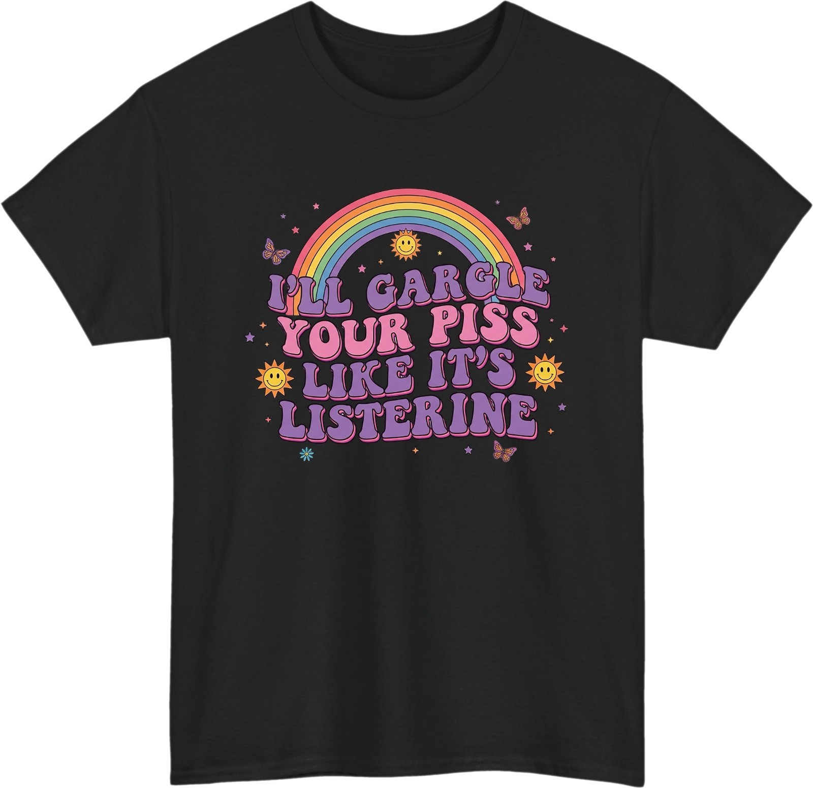 I’ll Gargle Your Meme T-Shirt – Funny Pastel Rainbow Offensive Slogan Unisex Tee