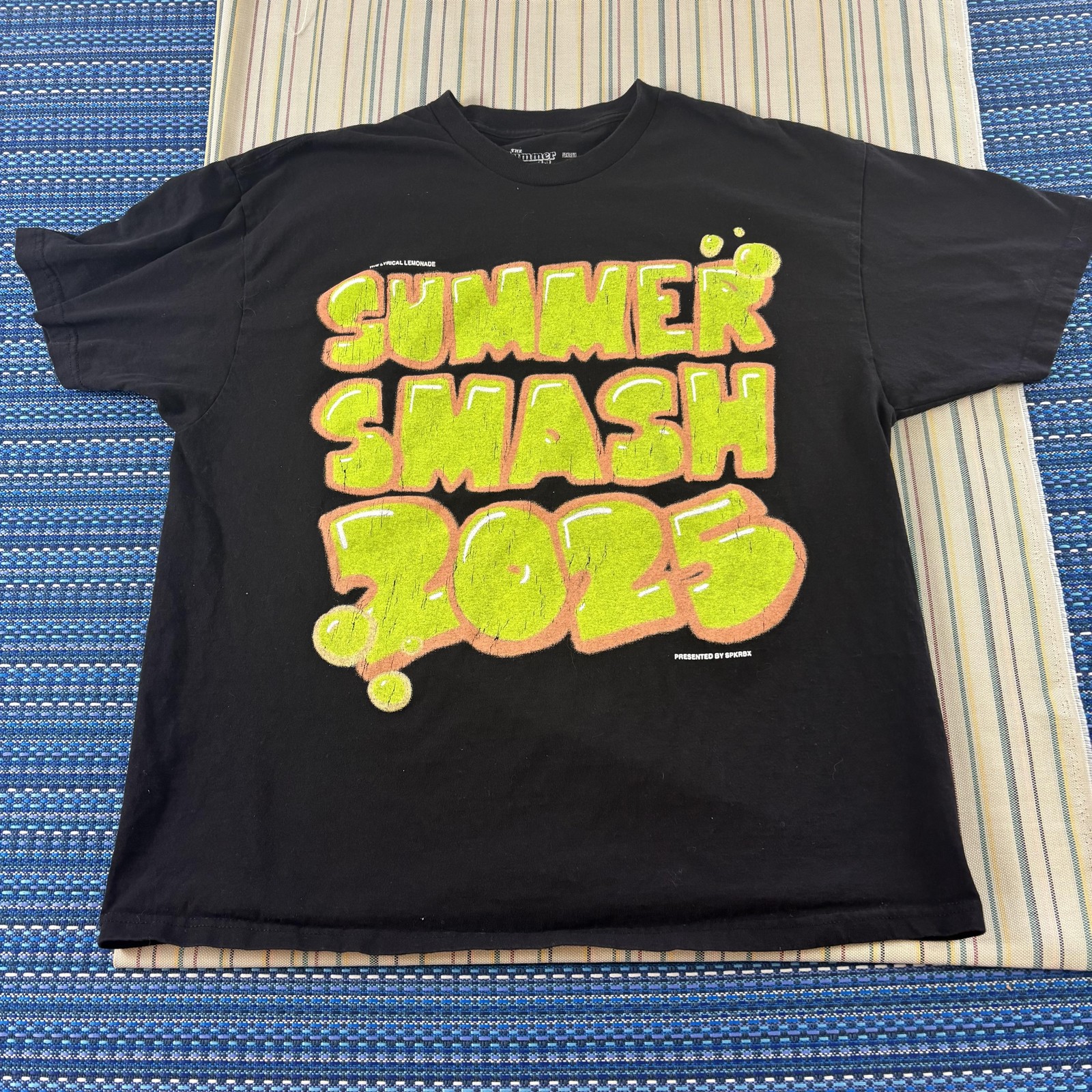 The Summer Smash 2025 Shirt Mens 2XL Black Festival Lyrical Lemonade Tee
