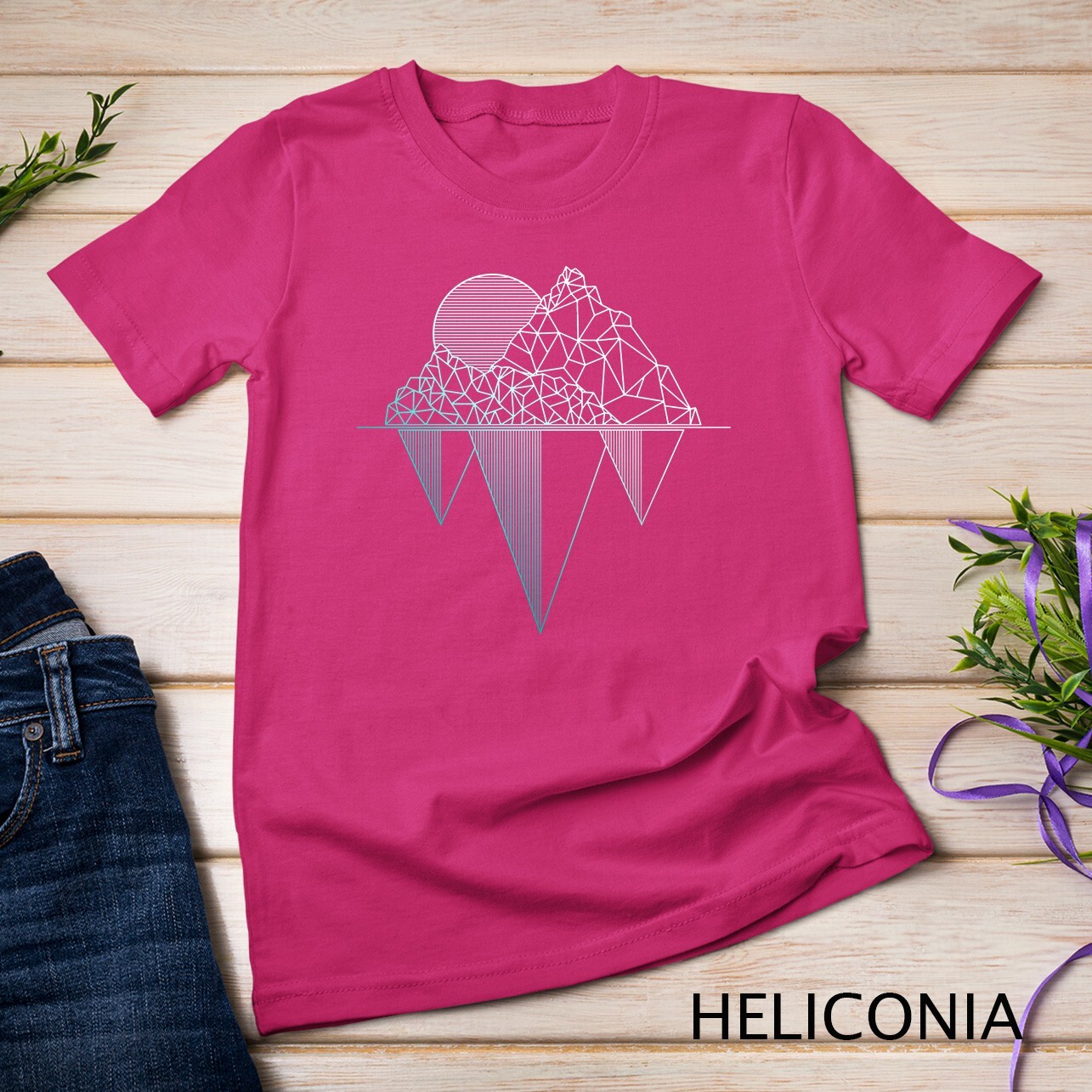 Vintage Mountains Hiking Camping Rock Climbing Camper Gift Unisex T-shirt