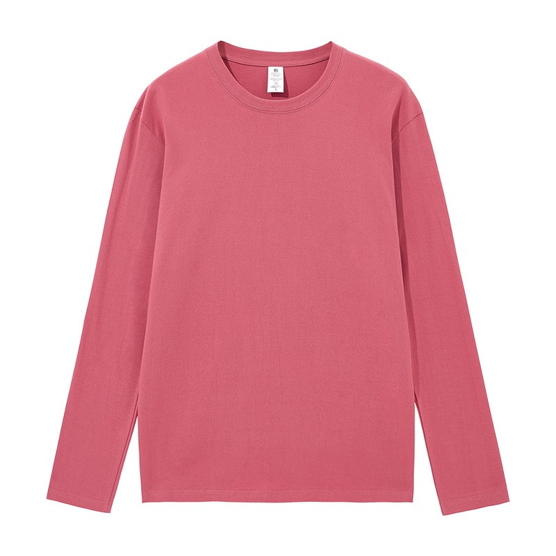 2026 New Combed Compactall Cotton Heavy Round Neck Solid Color
