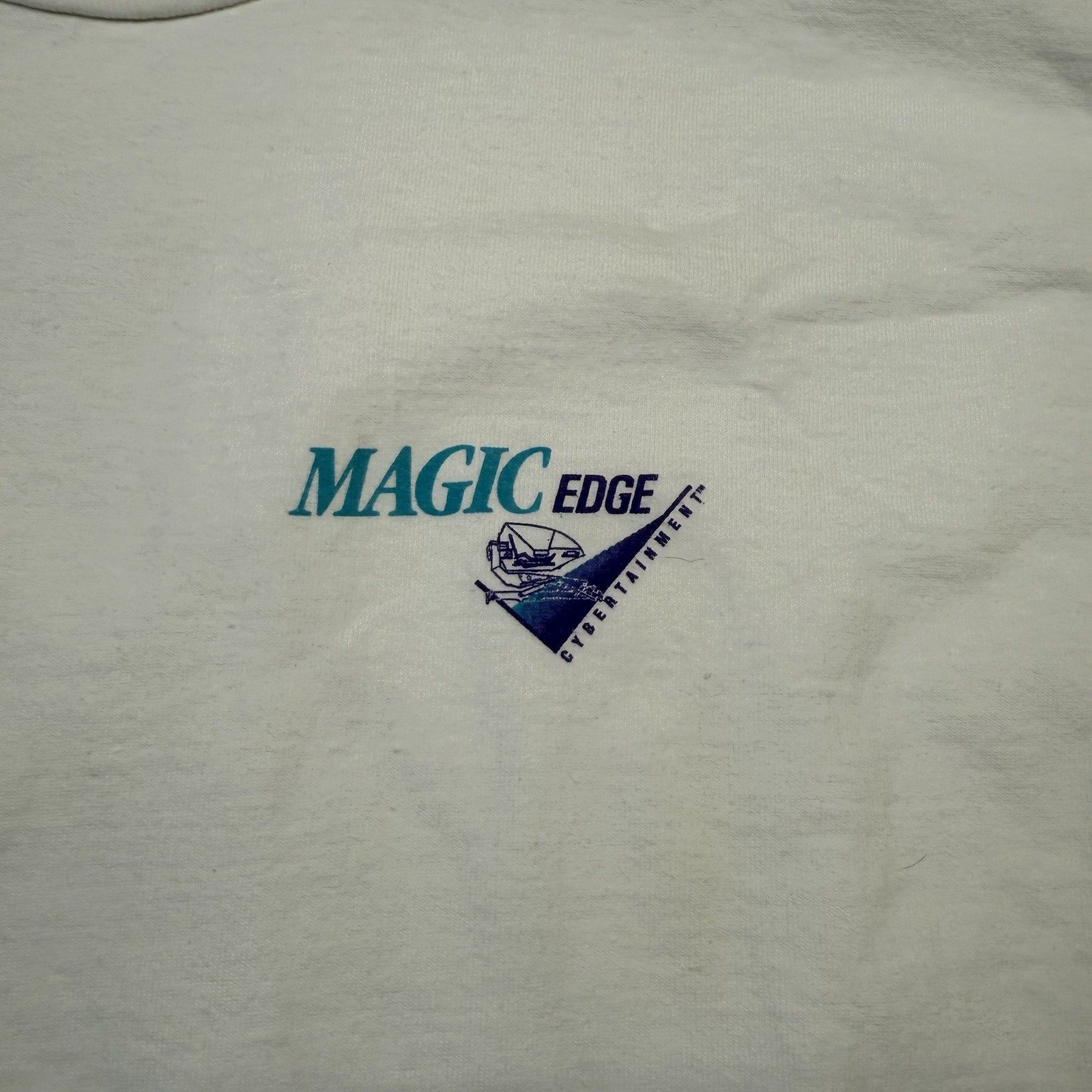 Vintage Magic Edge Cybertainment Mach 2.5 Clock This Graphic T-Shirt USA XL