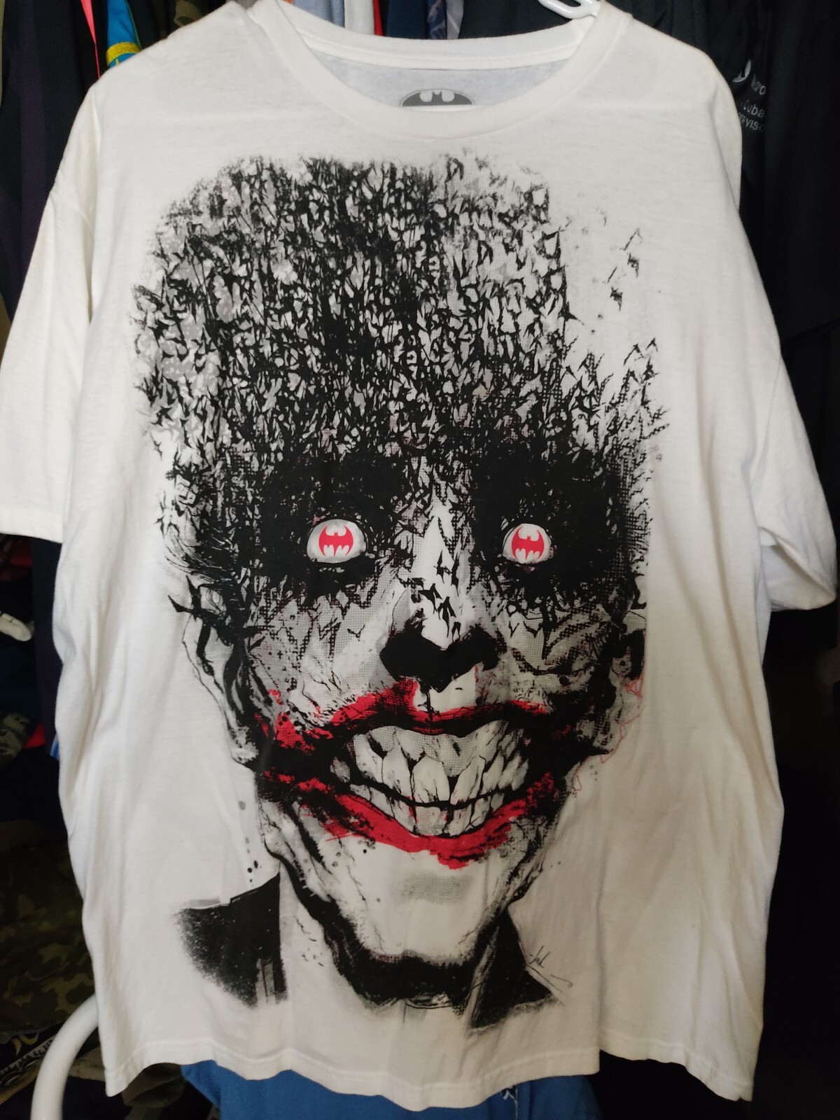 Joker bats sketch comic art mega print xxl official shirt