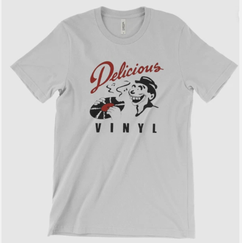 Delicious Vinyl Logo T-Shirt – Record Label – The Pharcyde – Independent Hip Hop