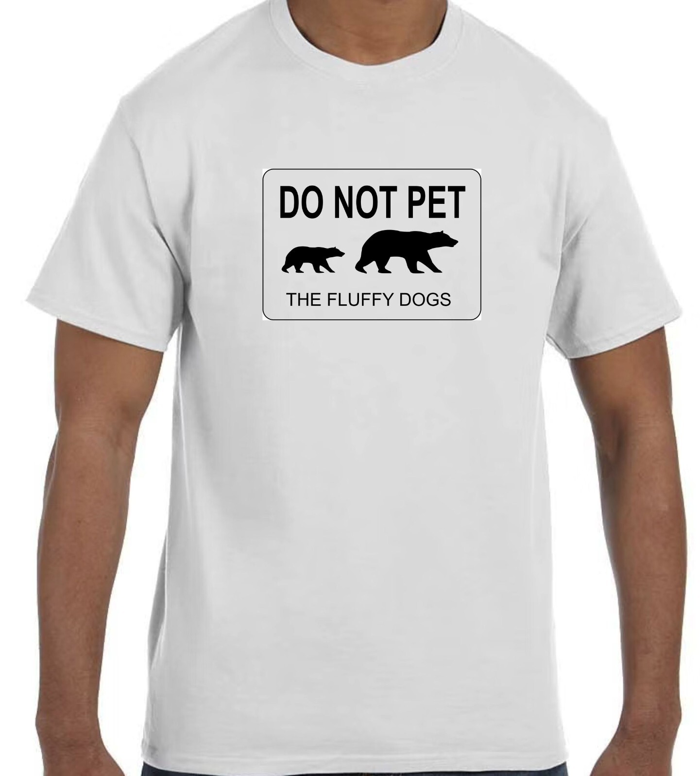 Do not pet the fluffy dog Funny Tee Shirt NEW w/Tags 4 colors available New