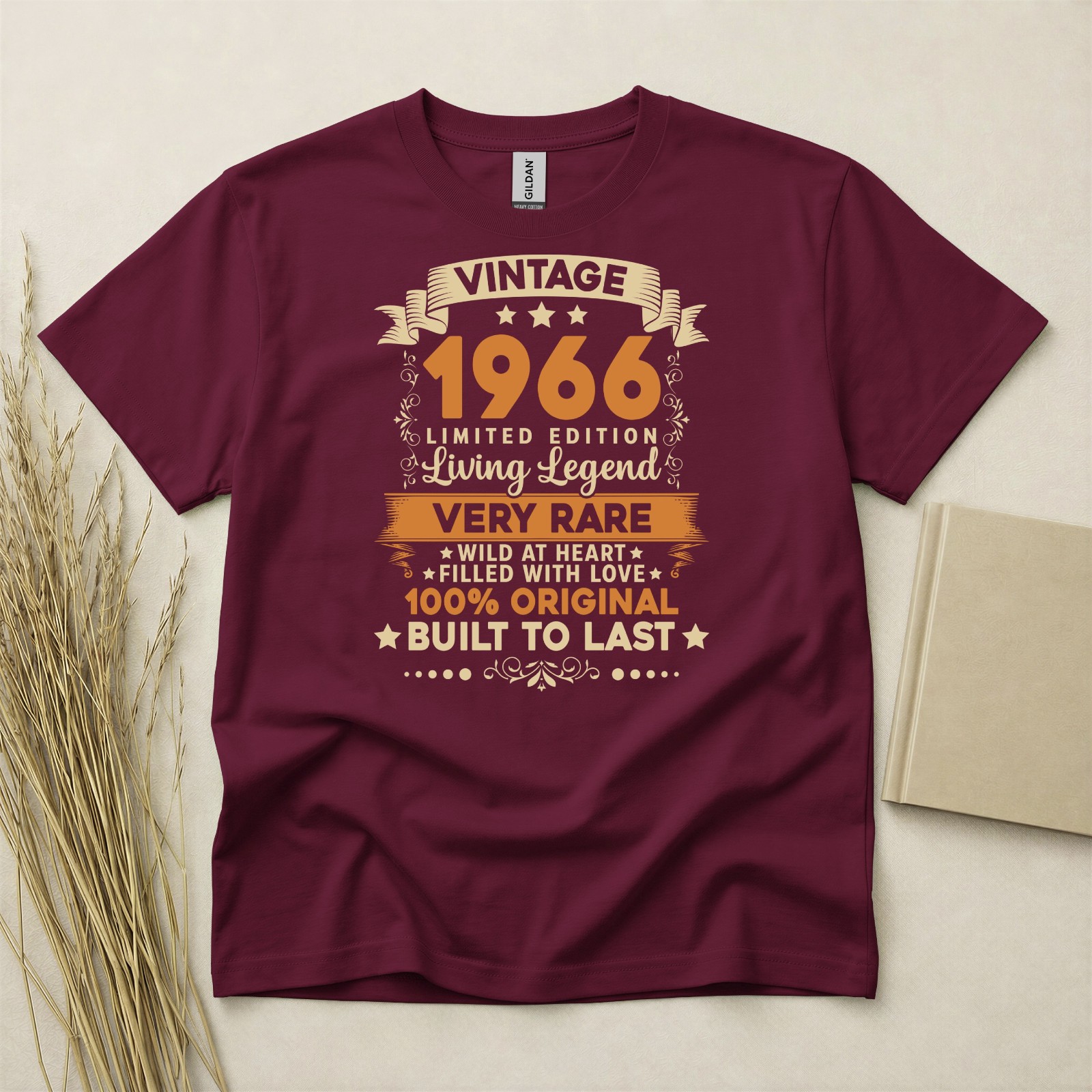 60th Birthday T Shirt Born In 1966 Gift 60 Year Old T-Shirt Sixty Birthday Tee
