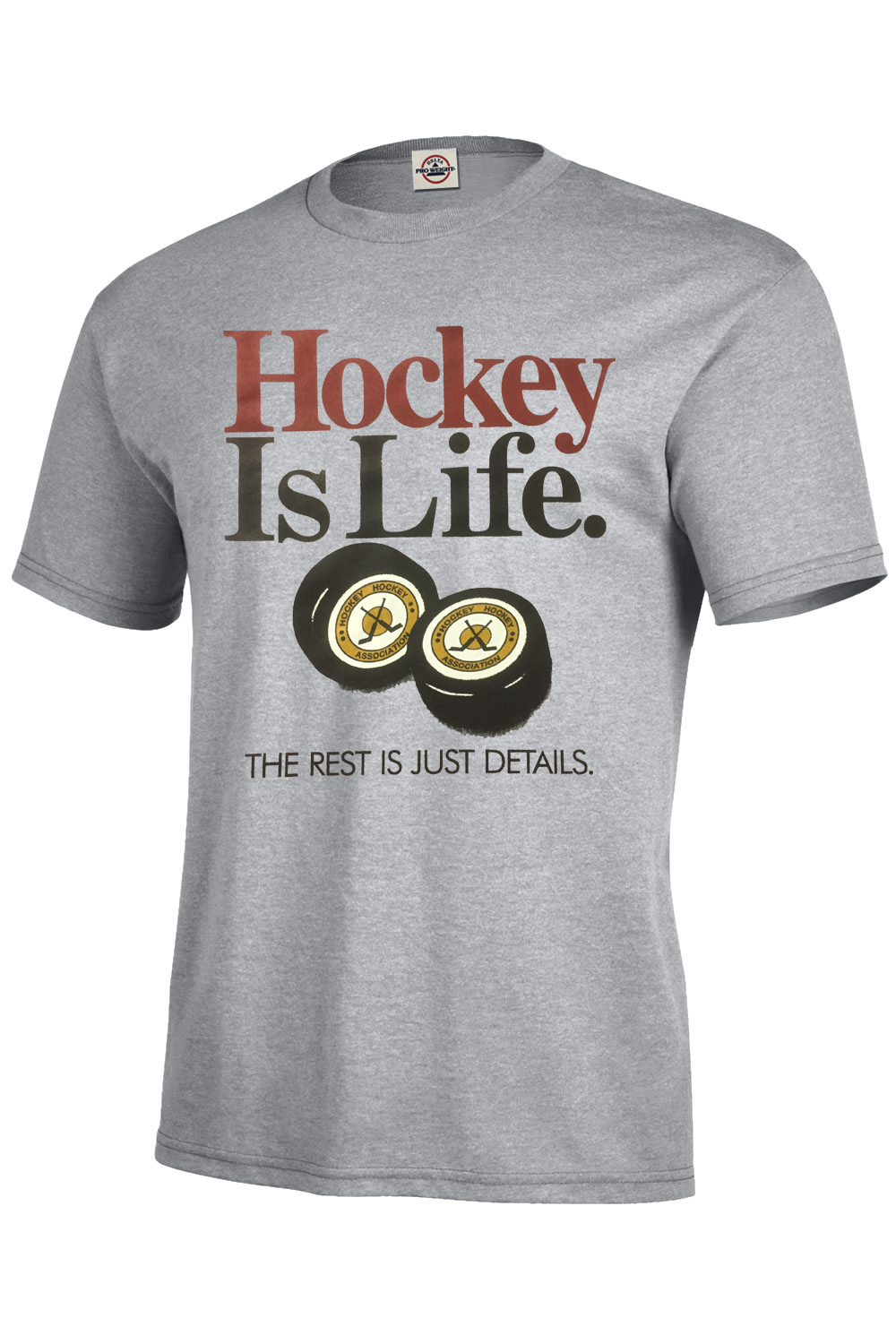 HOCKEY IS LIFE T-SHIRT ASSORTED COLORS KIDS S6-8 TO XL18-20 ADULT S-5XL MUST!!!