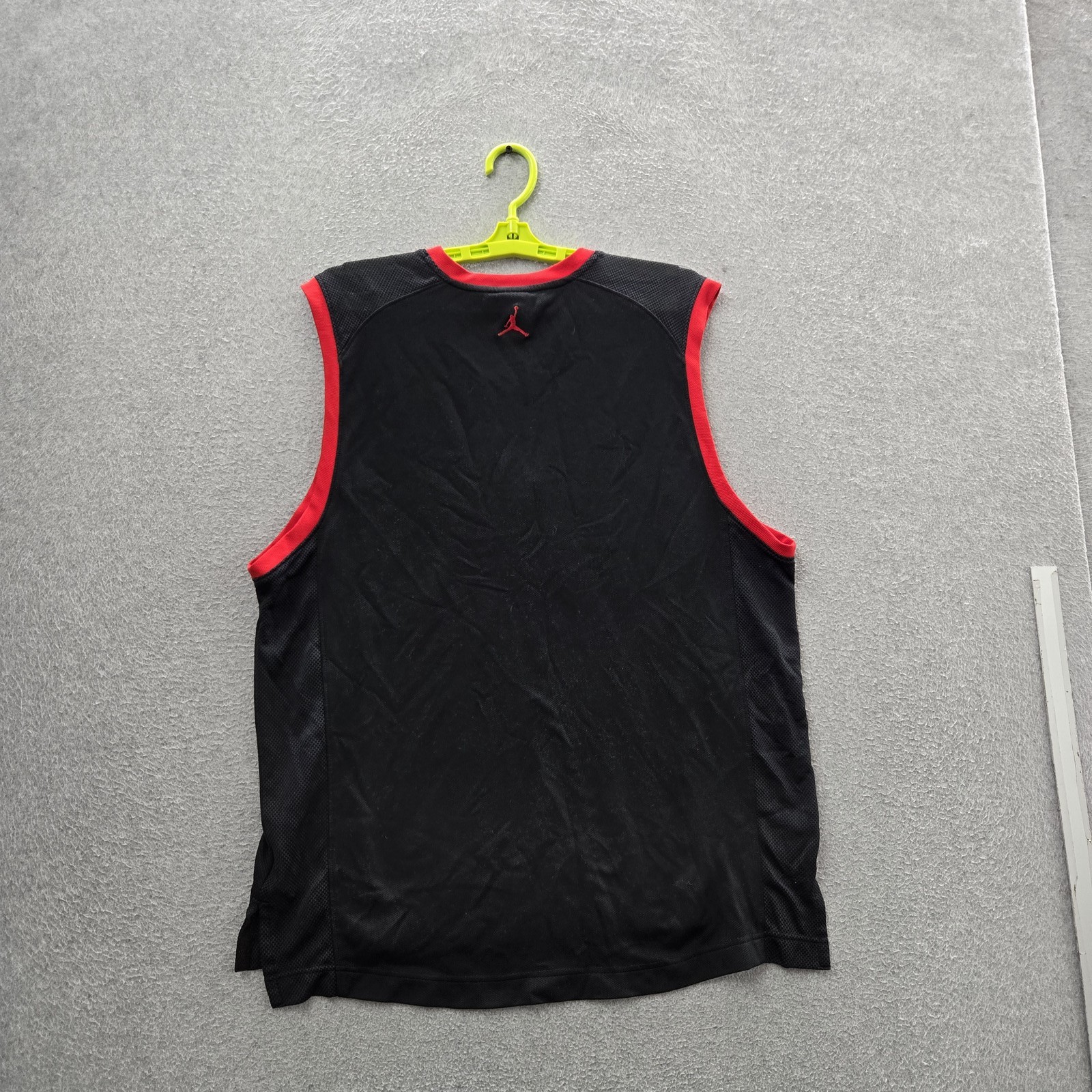 Air Jordan Men Jersey L/G Black Embroidered Logo Basketball Y2K