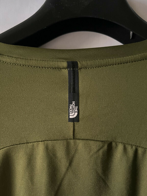 THE NORTH FACE MENS DUNE SKY LONG SLEEVE CREW FOREST OLIVE LARGE STANDARD FIT