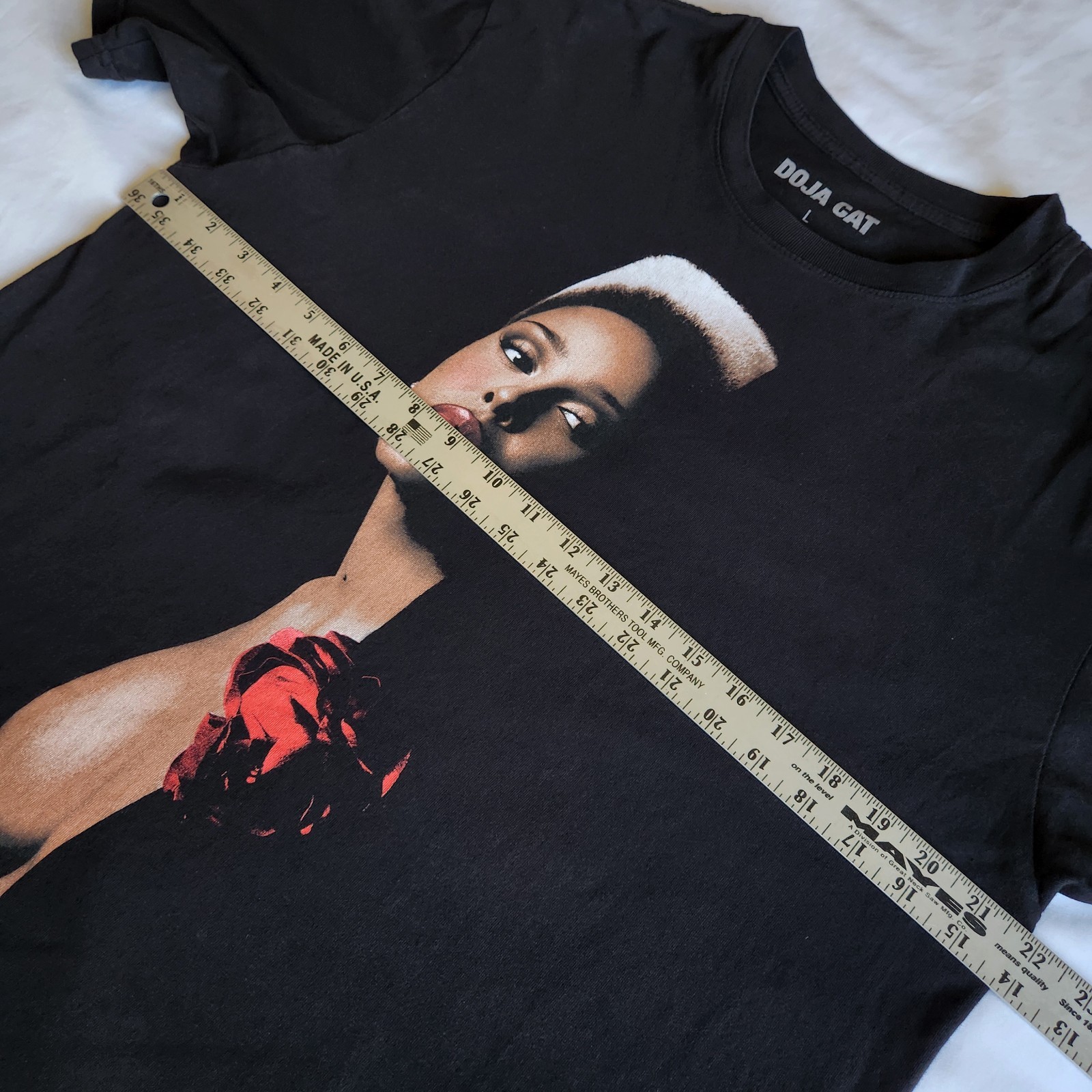 Doja Cat Scarlet Tour Official Music Concert Black Lrg Graphic T-Shirt USA Made