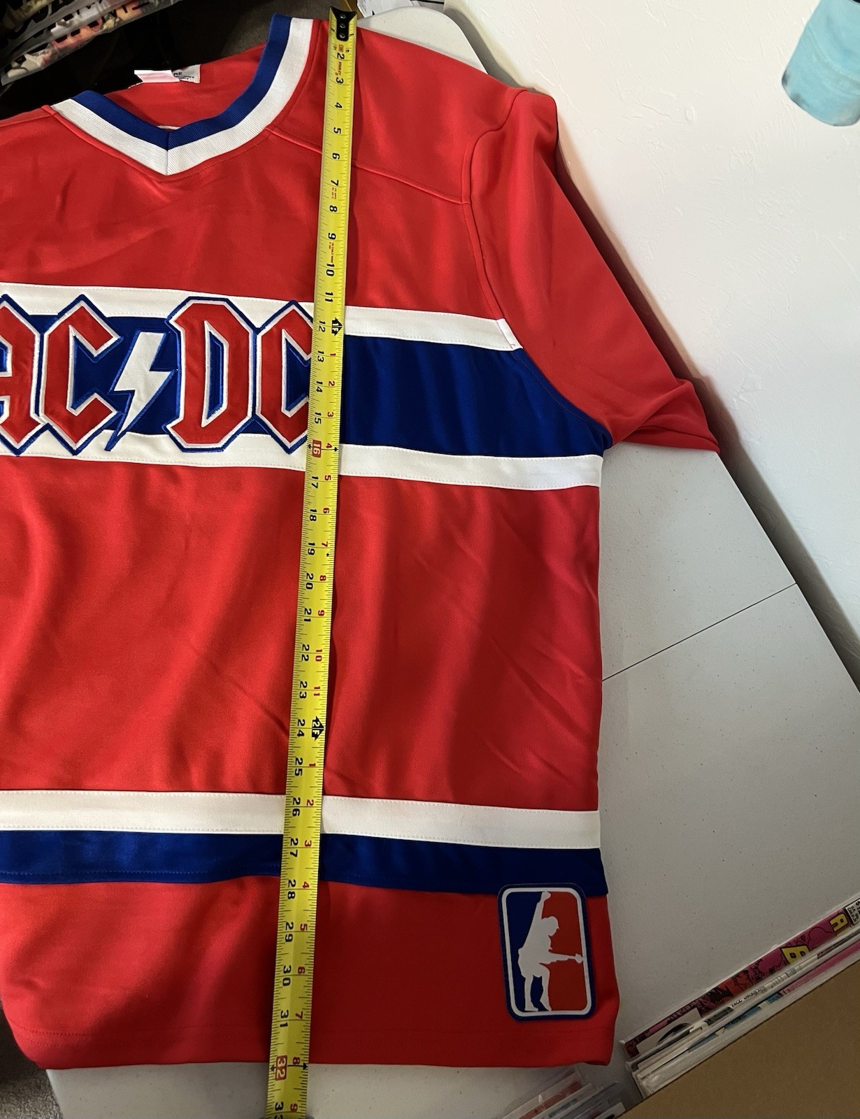 AC/DC Rock Or Bust World Tour Jersey XXL 2015 Liquid Blue Montreal Canadiens COA