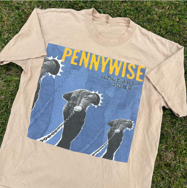 Pennywise Band – Unknown Road T Shirt Classic Sand Unisex S-5XL EM0854