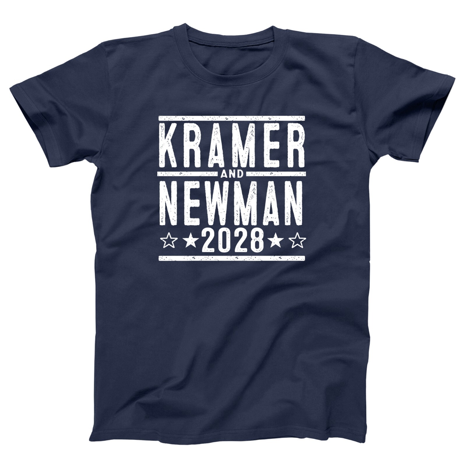 Kramer Newman 2028 Election funny seinfeld comedy show Xs-5x Unisex Soft Tshirt