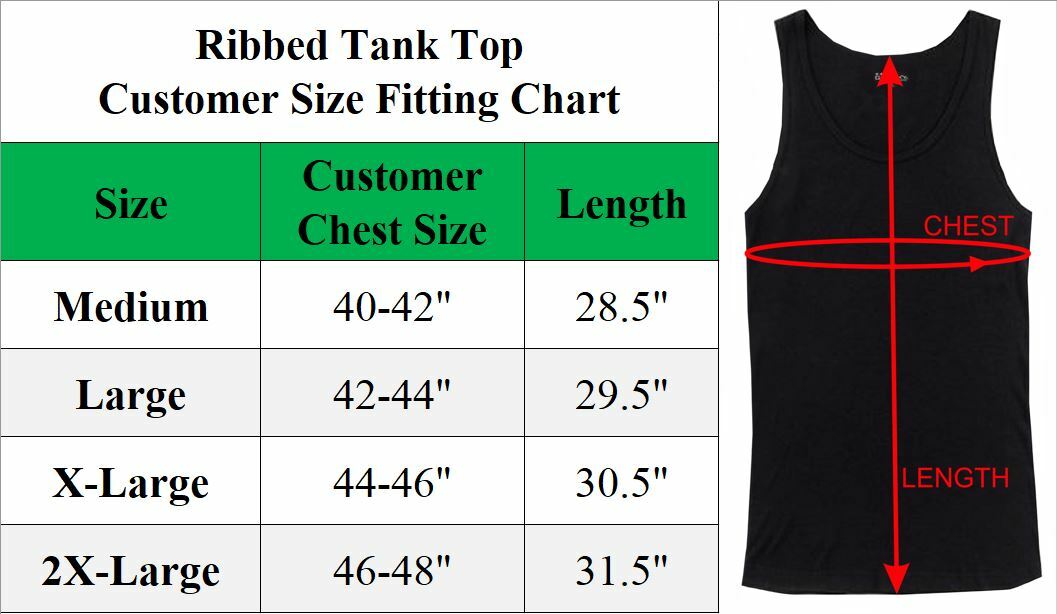 Men’s 3 Pack Ribbed Tank Top Shirts Muscle Sleeveless Gym Beach Undershirt NWT