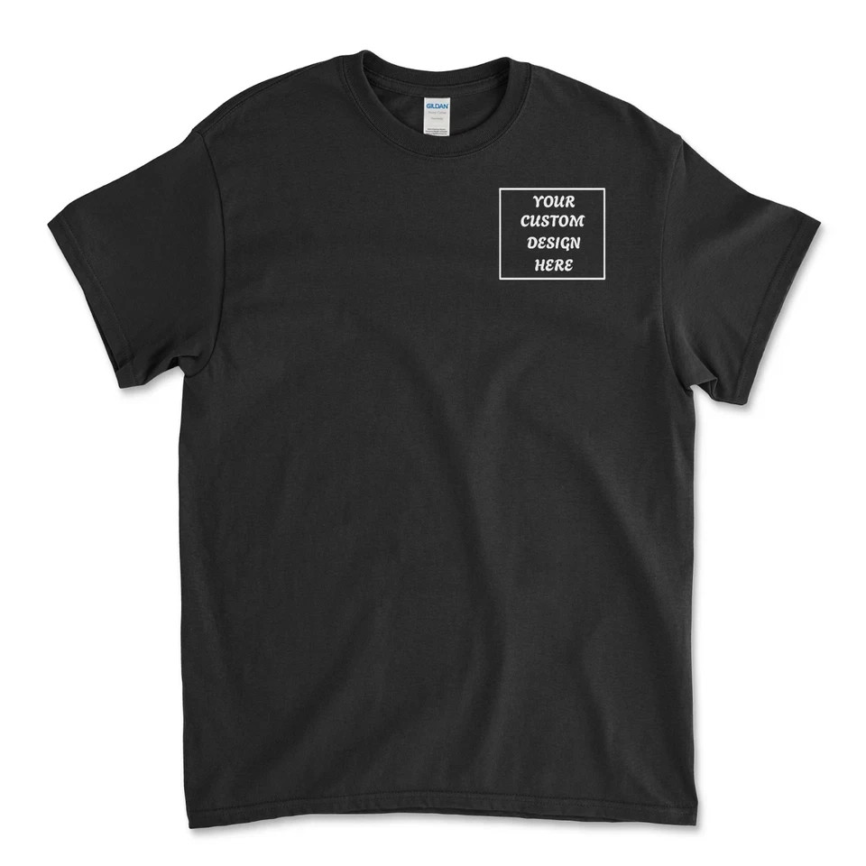 Personalized Custom T-Shirt Customized w/Photo, Text, Logo DTF on Gildan Shirt