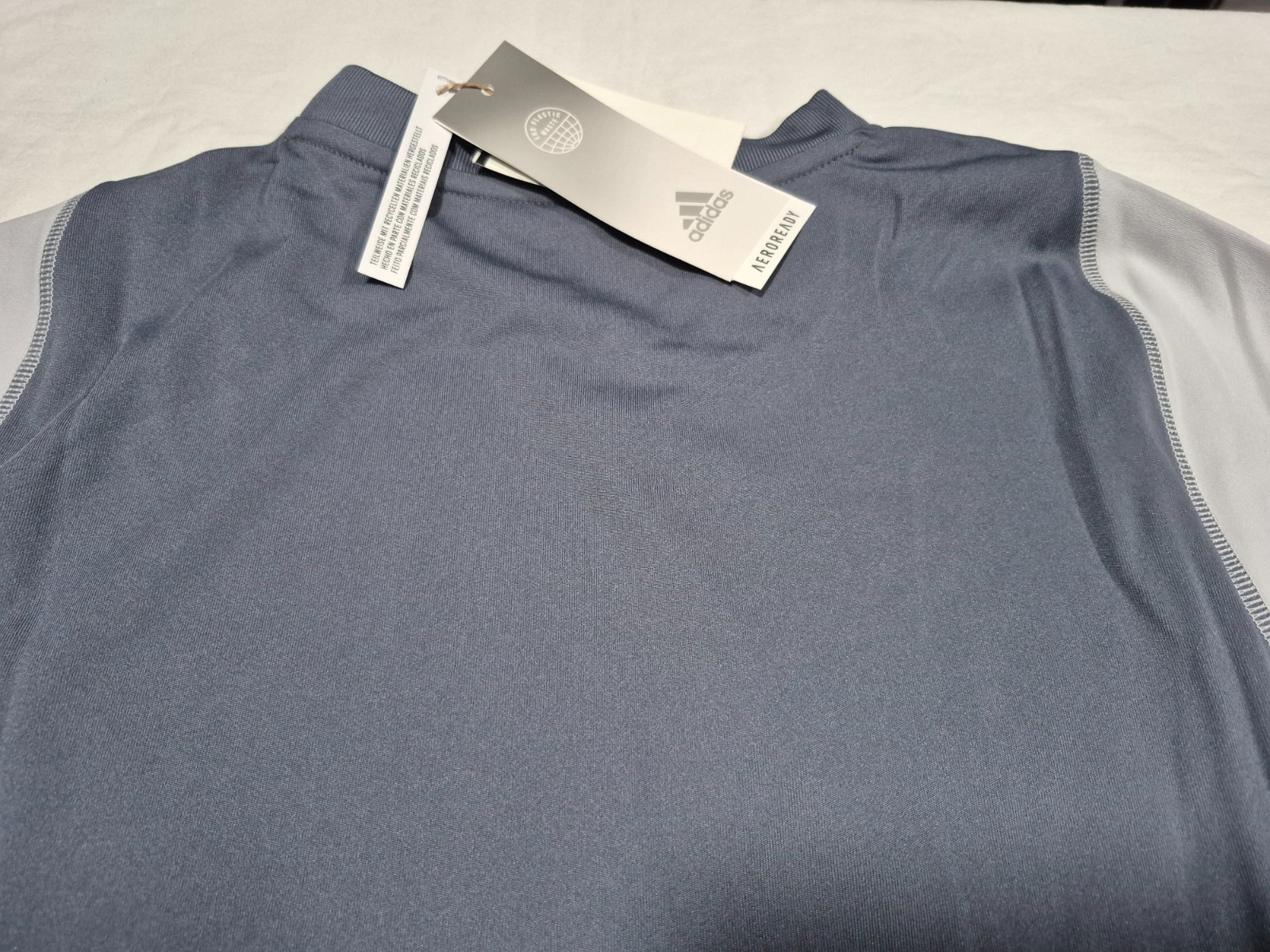 Adidas Mens Tiro 23 Competition Soccer Training Jersey Grey Shirt HP1906 SL