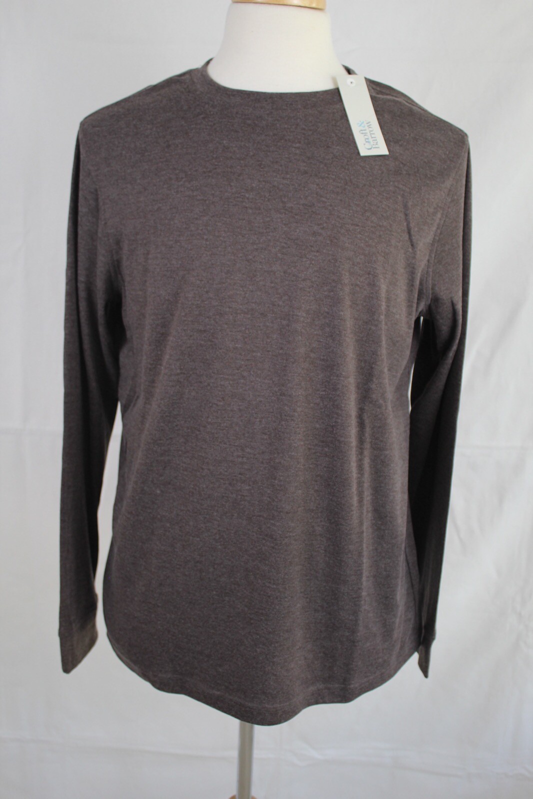 CROFT & BARROW Men’s Easy Care Long Sleeve T-Shirt size M New