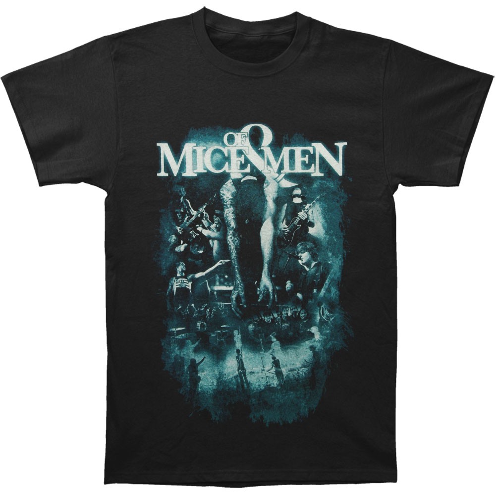 Men’s Of Mice & Men Live Slim Fit T-shirt Small Black