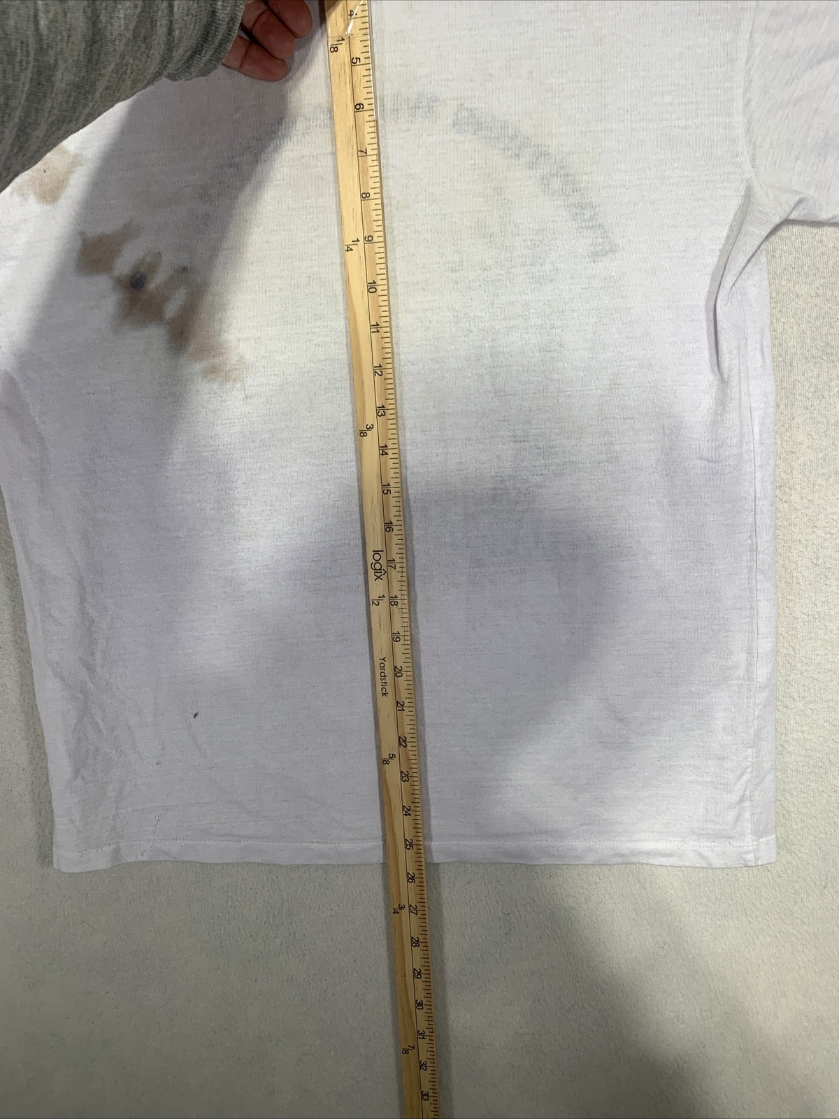 Recycle Threads T-Shirt Mens Large White Everything Will Come Full Circle