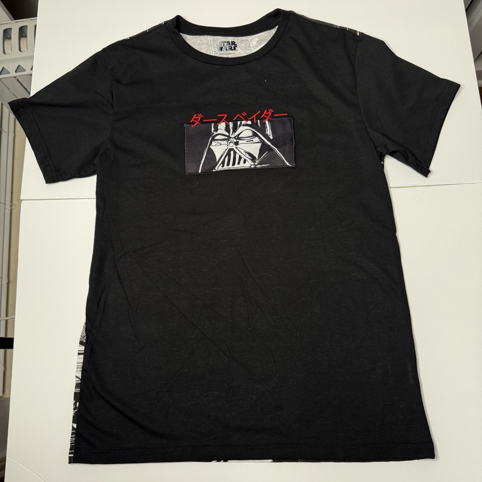 Japanese Disney Star Wars Darth Vader Comic Men’s Large Black Dark Side Force