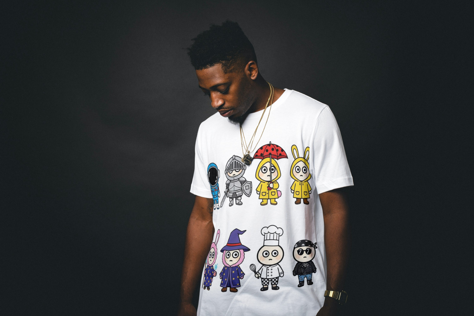 Cute Character Graphic T-Shirt | Cartoon Art Streetwear Tee | Unisex Designer