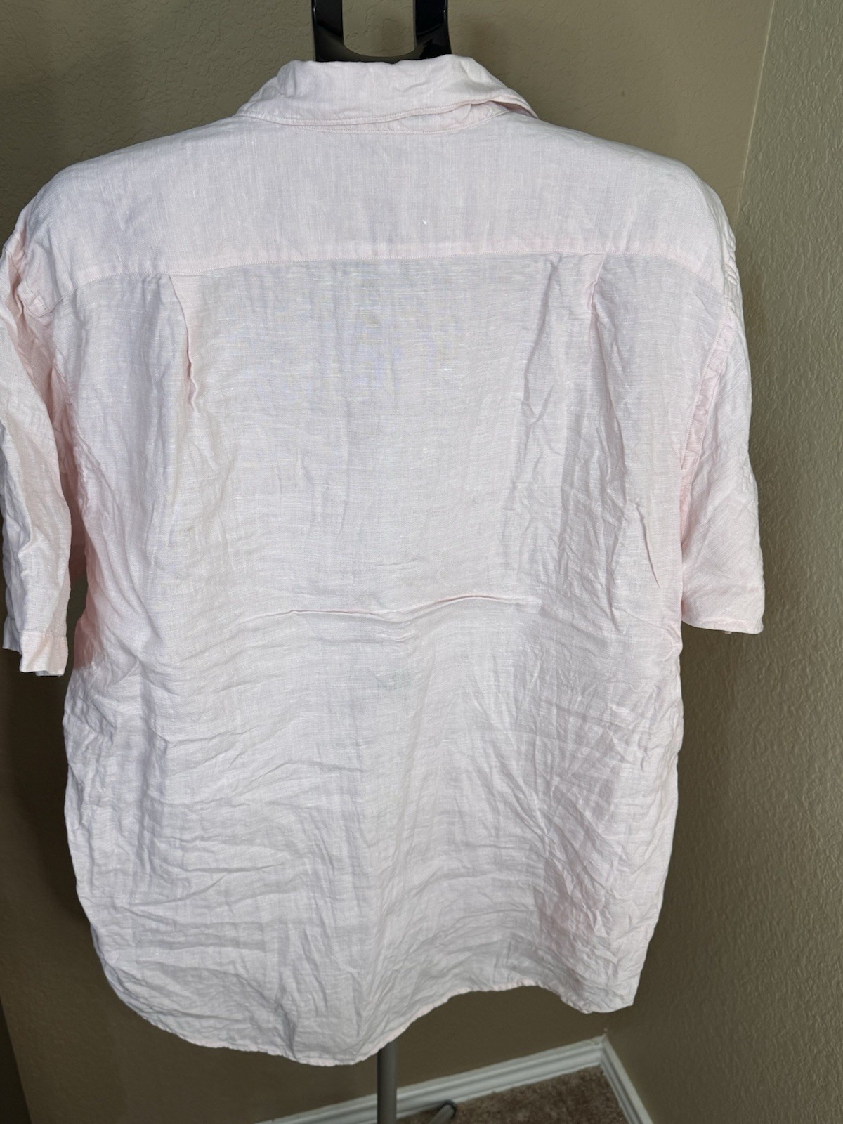 Nautica 100% Linen Short Sleeve Button-Up Shirt – Men’s XL