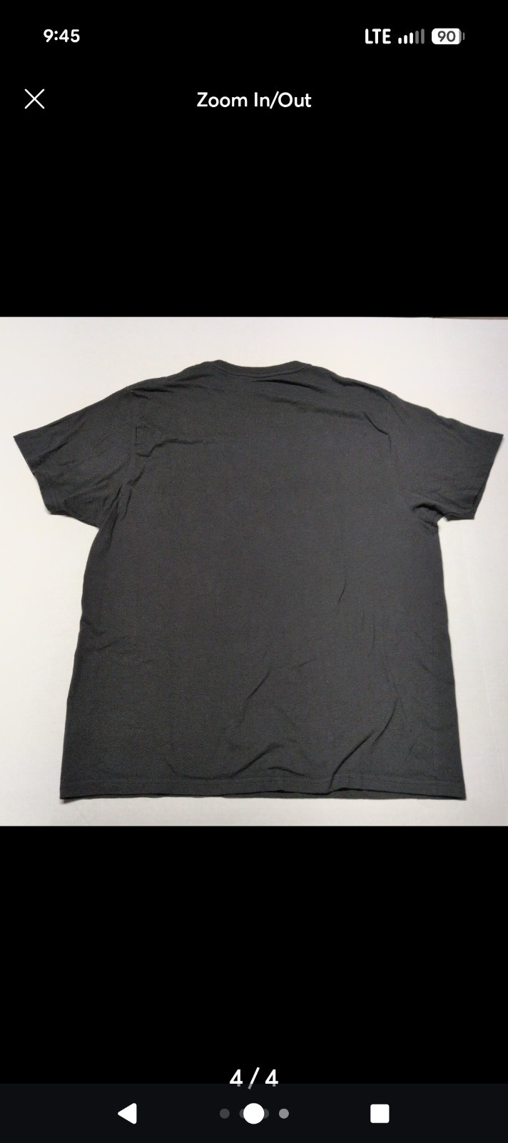 T-Shirt Man The Myth The Legend Shirt Mens XL Black Short Sleeve Fathers Day