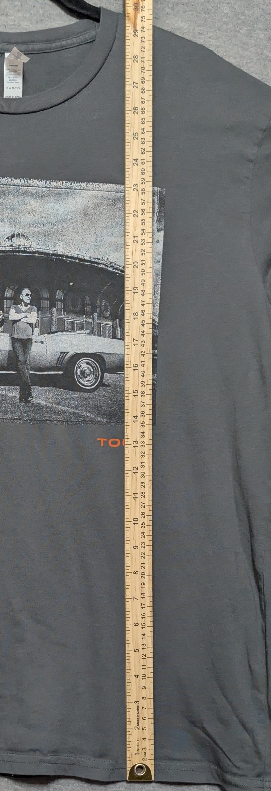 Bruce Springsteen E Street Band 2023 Tour XL Gray LS Tee Shirt 21″ W X 29.5″ L