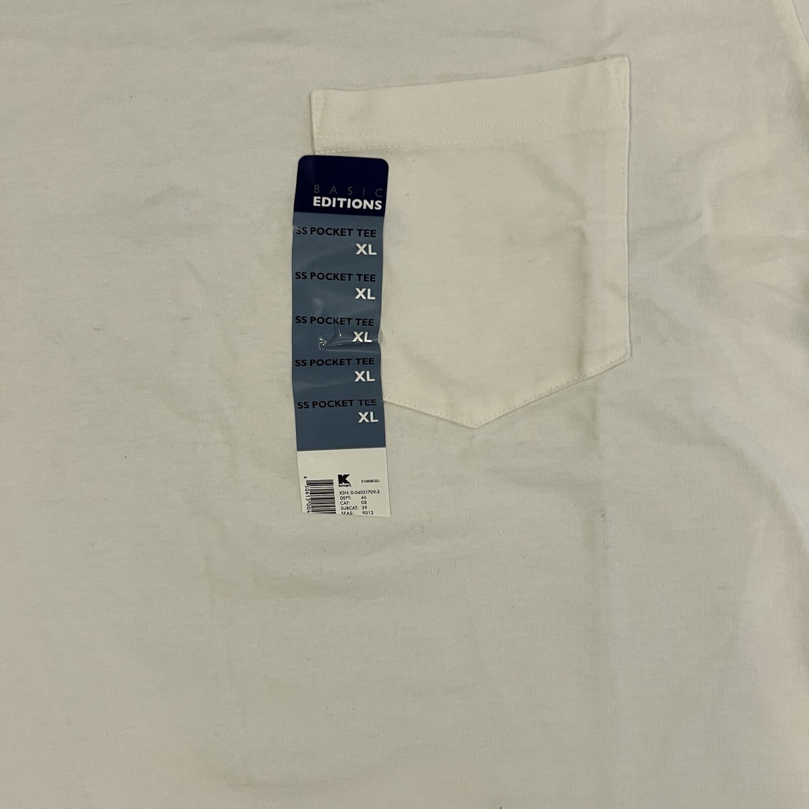 Basic Editions Tshirt Mens Short Sleeve Pullover With Pocket New