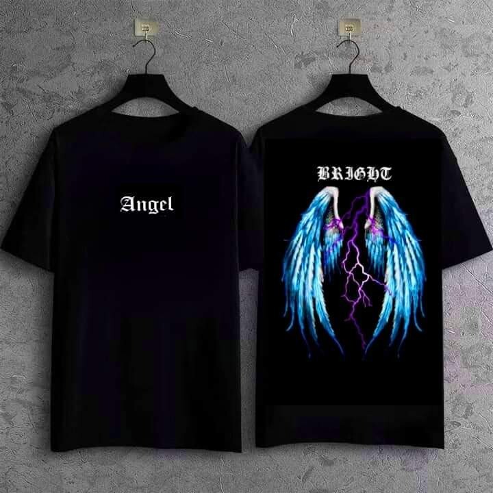 Stylish Black T-Shirts with Unique Printed Designs