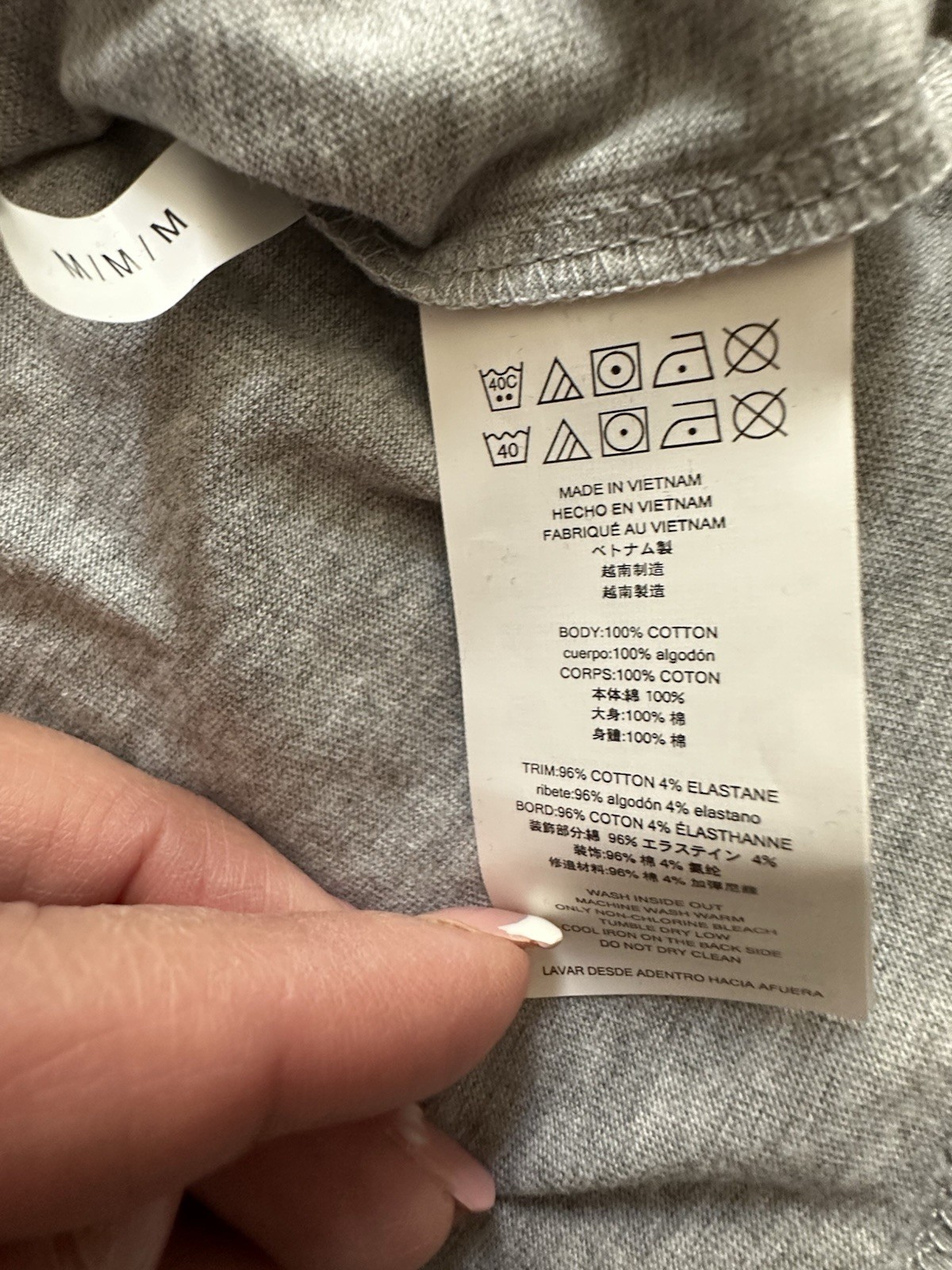Michael Kors Men’s Colorblock Crew Neck Short Sleeve T-Shirt Logo Gray/Black M
