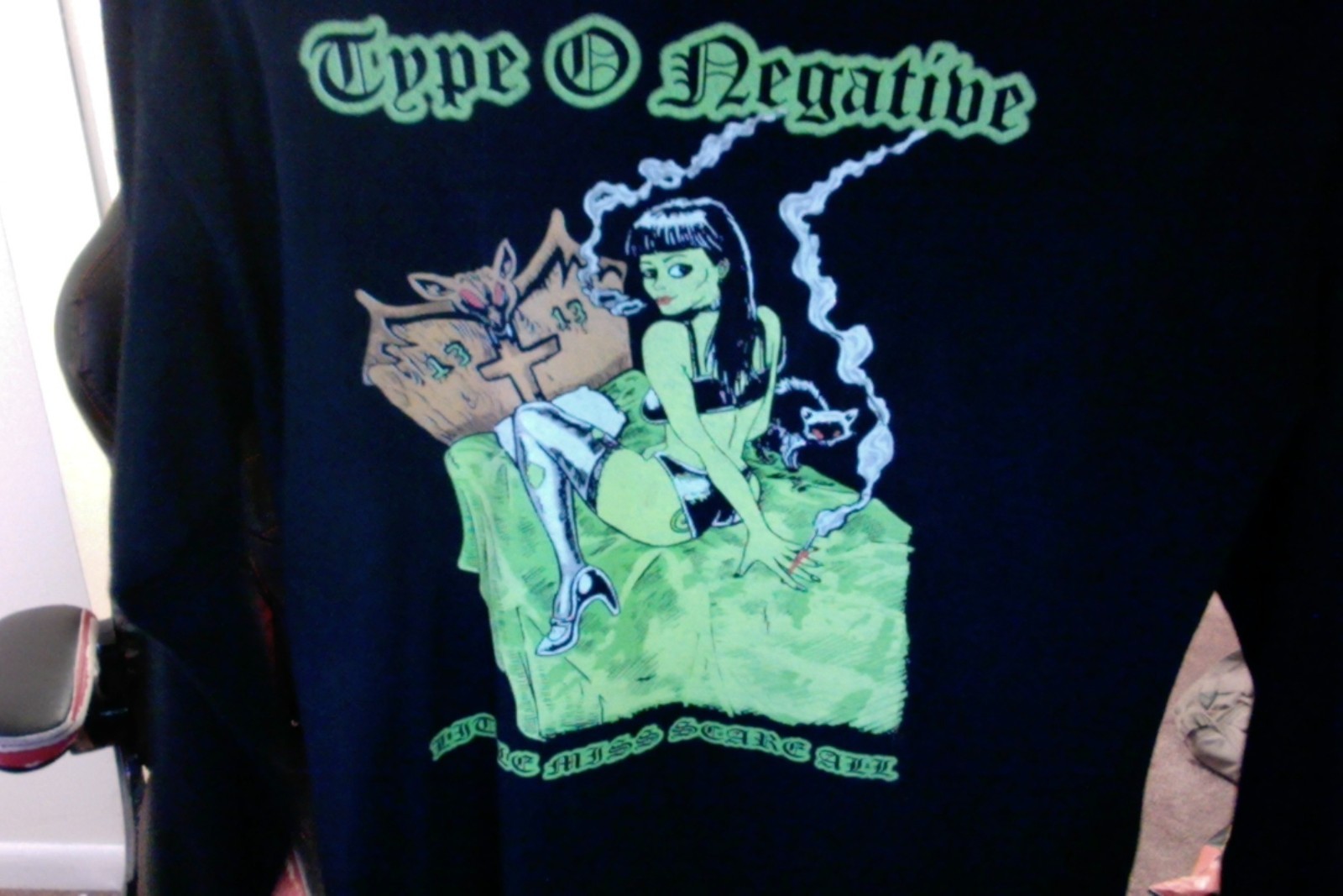 vintage repro type o negative scare all long shirt acid bath danzig tool pantera