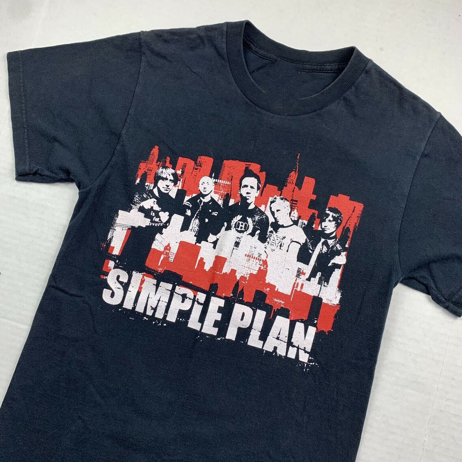 Vintage Simple Plan 2005 US Tour Shirt Classic Black Unisex S-234XL