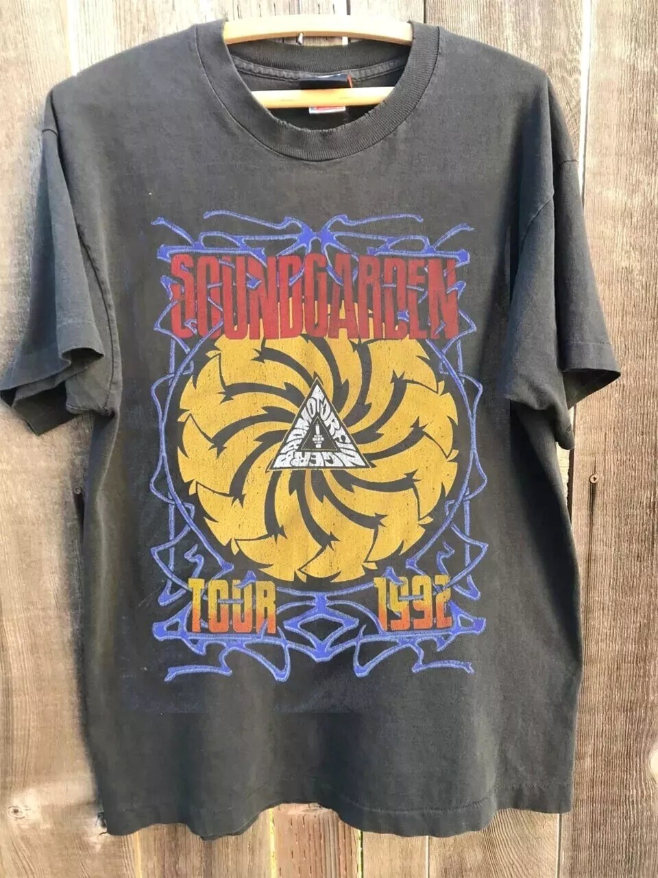 Soundgarden Band Tour Shirt, Soundgarden Gift Unisex Charcoal T-shirt Size S-5XL