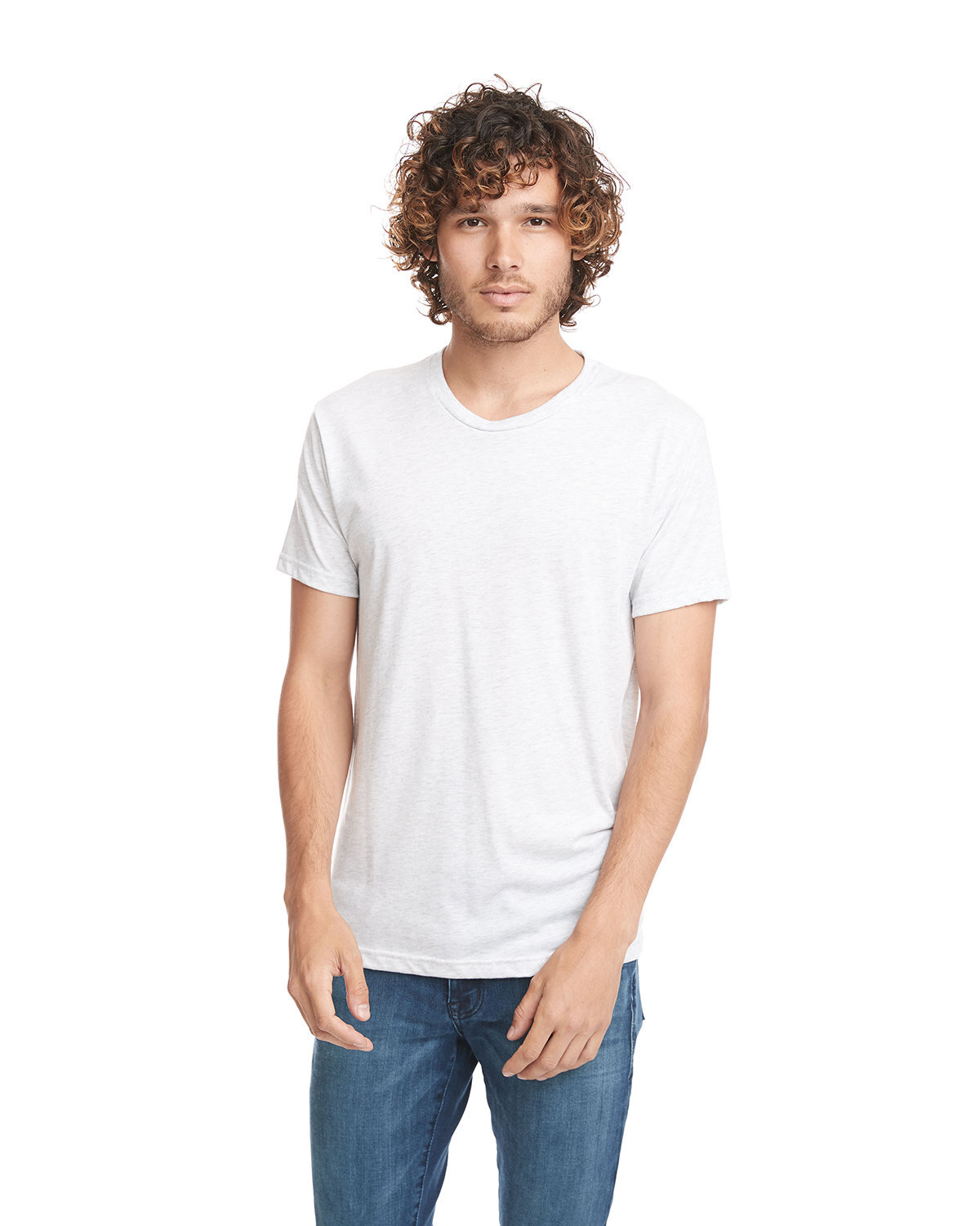 🔥 Next Level Men Triblend Fabric Laundered Short Sleeve T-shirt Medium 6010