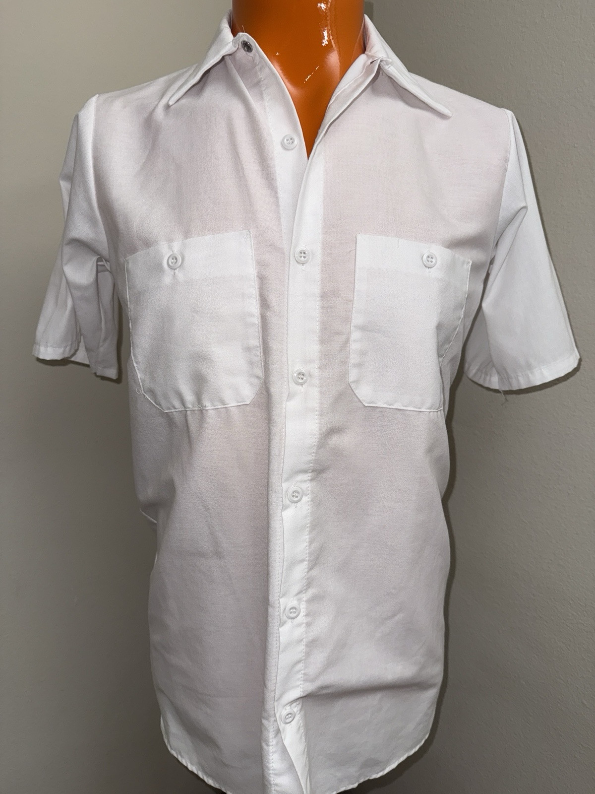 Grease Greased Lightning 1978 Movie Work Shirt Uniform Red Kap Men’s Size Small