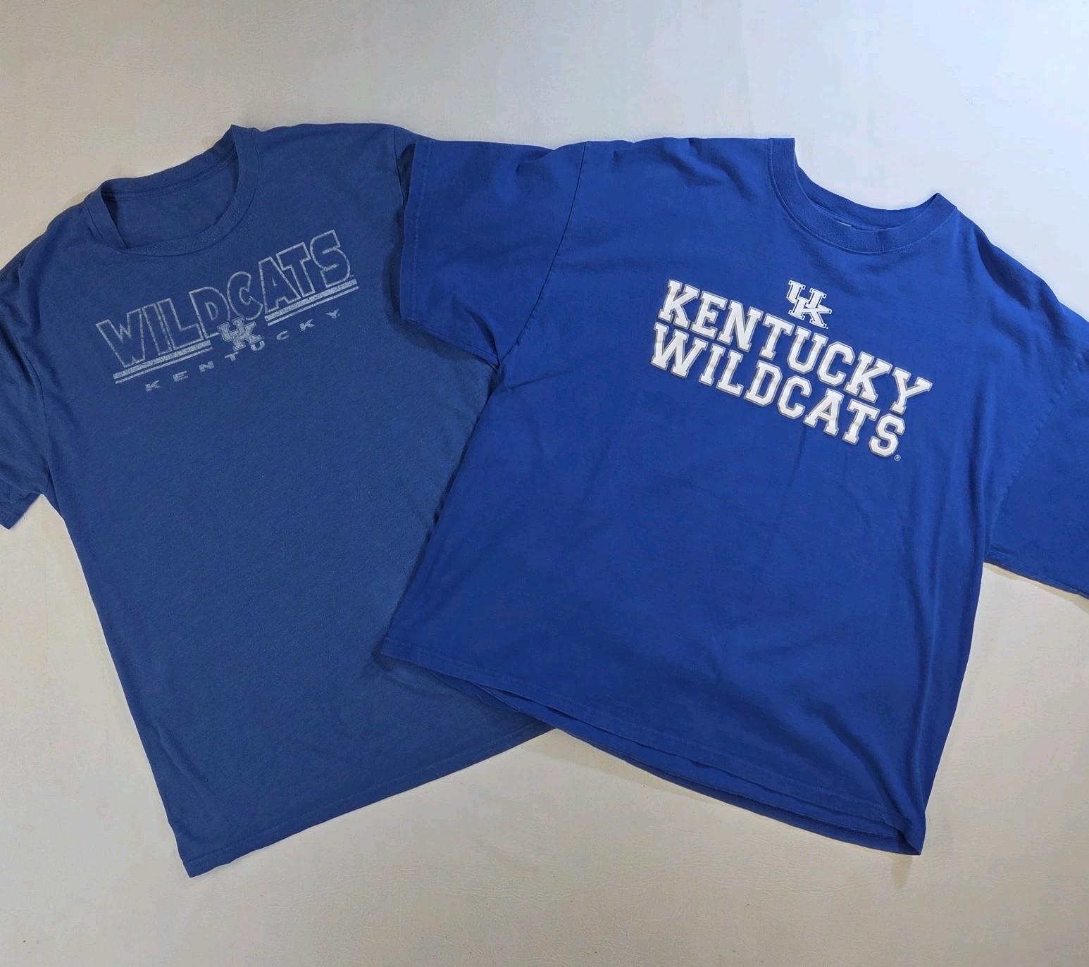 Lot 10 Men’s University of Kentucky Wildcats UK T-Shirts 2XL XXL Blue Gray