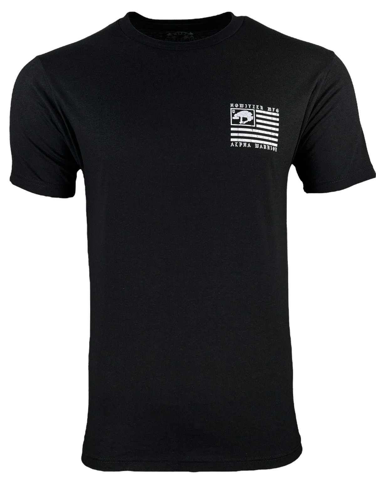 Howitzer Style Men’s T-Shirt Alpha Warrior Military Grunt MFG