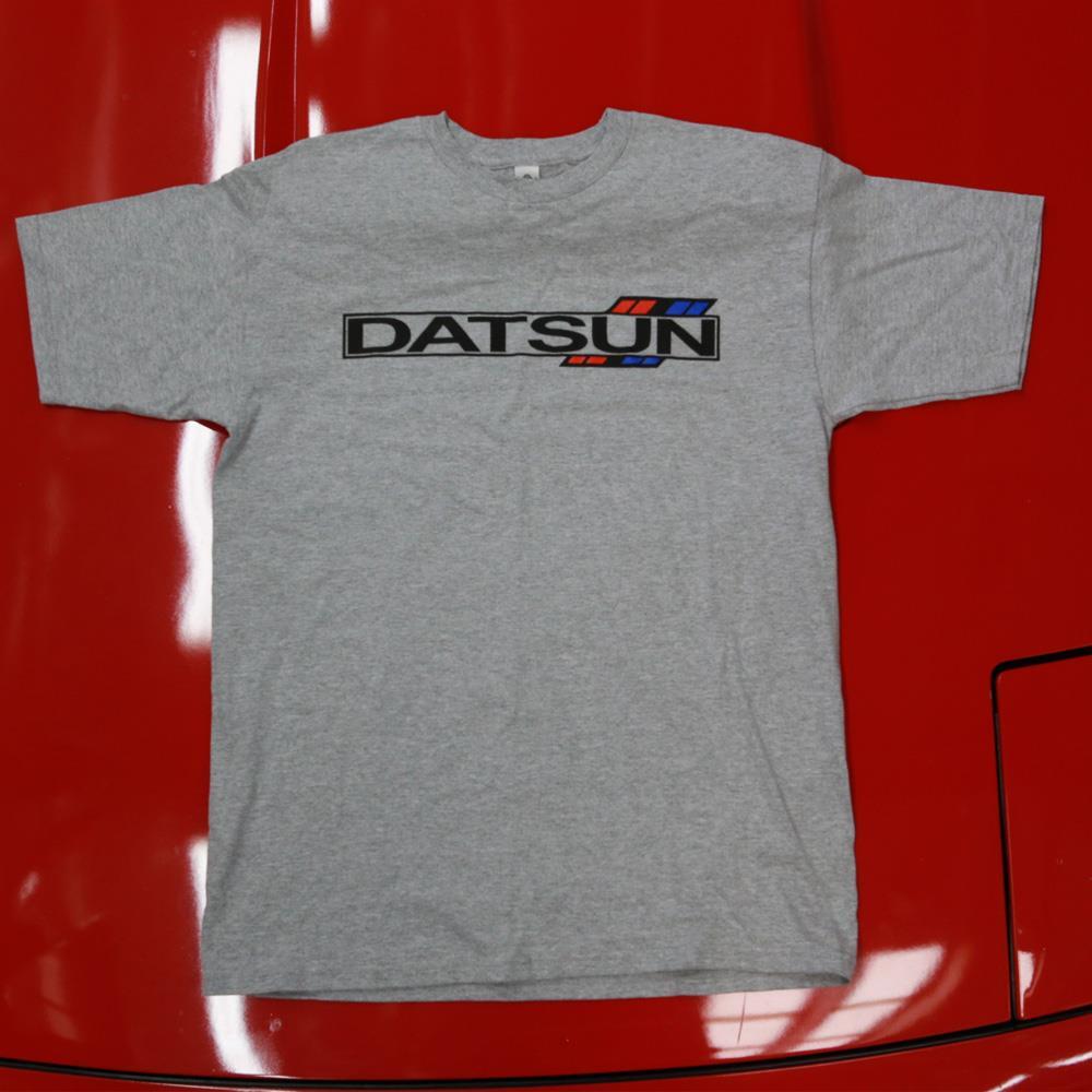 Old School DATSUN C Logo TShirt – GRAY – 510 Bluebird 180Z 240Z