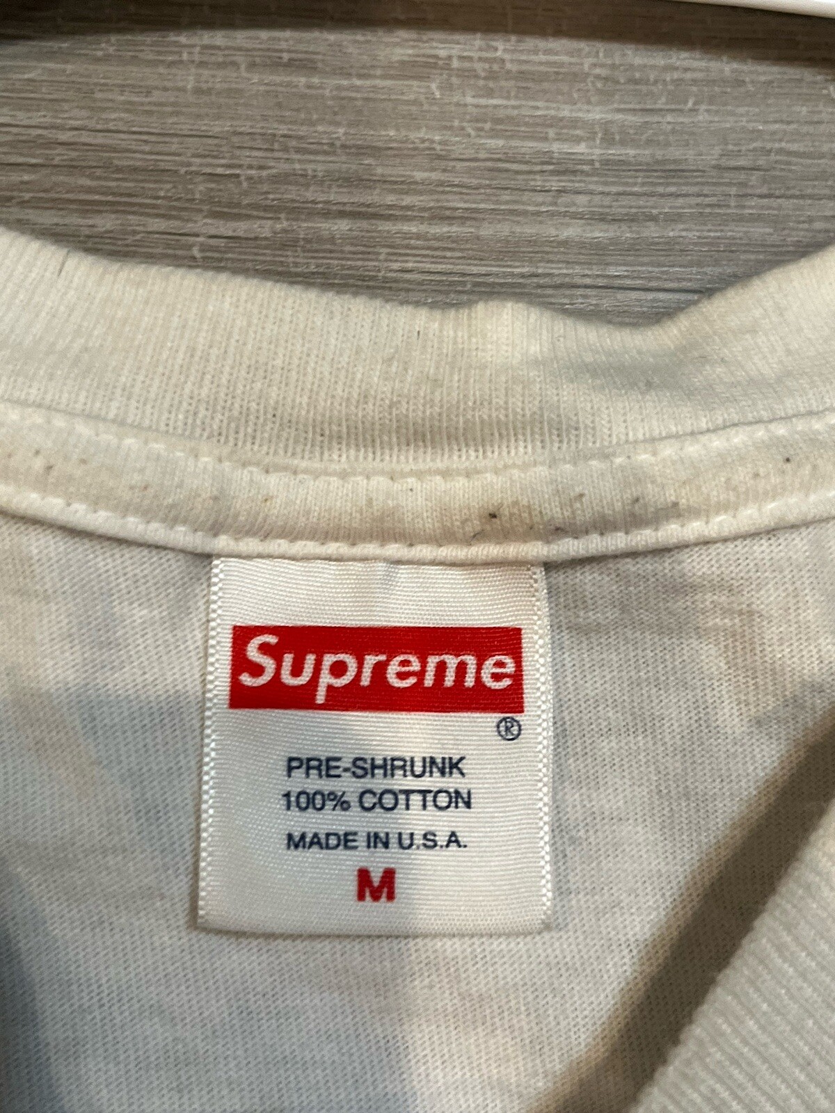 SS22 SUPREME GAS ALWAYS OPEN BOX LOGO TEE T SHIRT WHITE SZ Medium