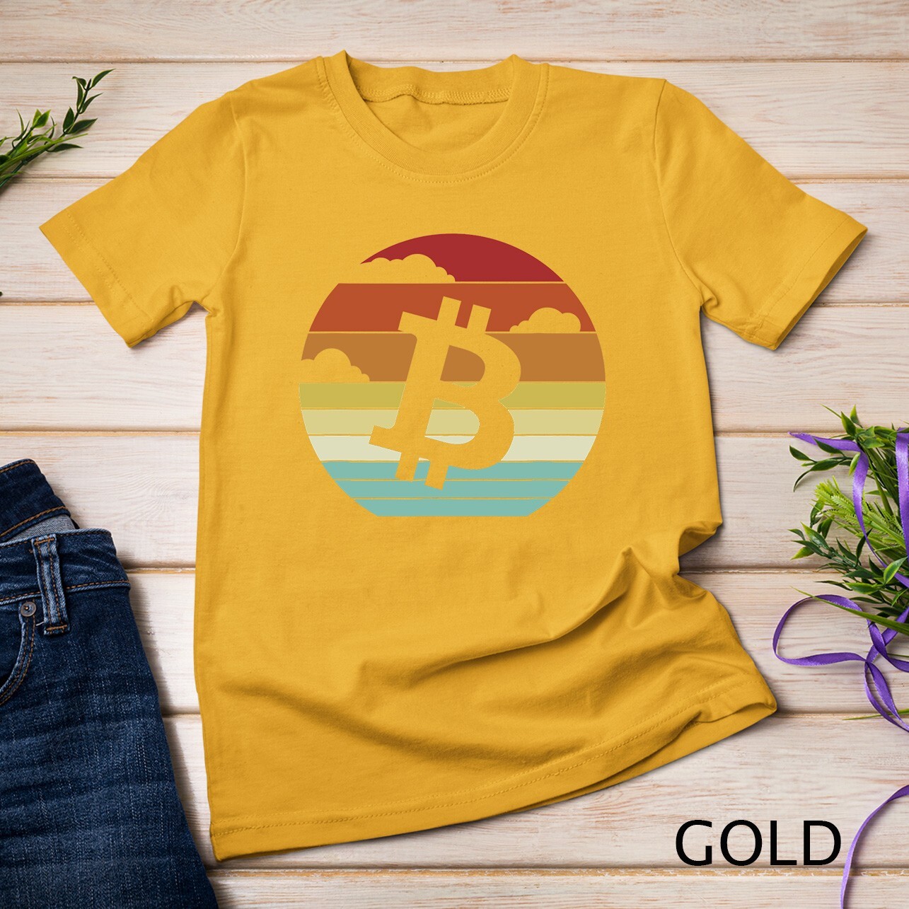 Crypto Cryptocurrency Blockchains Bitcoin T-Shirt Unisex T-shirt