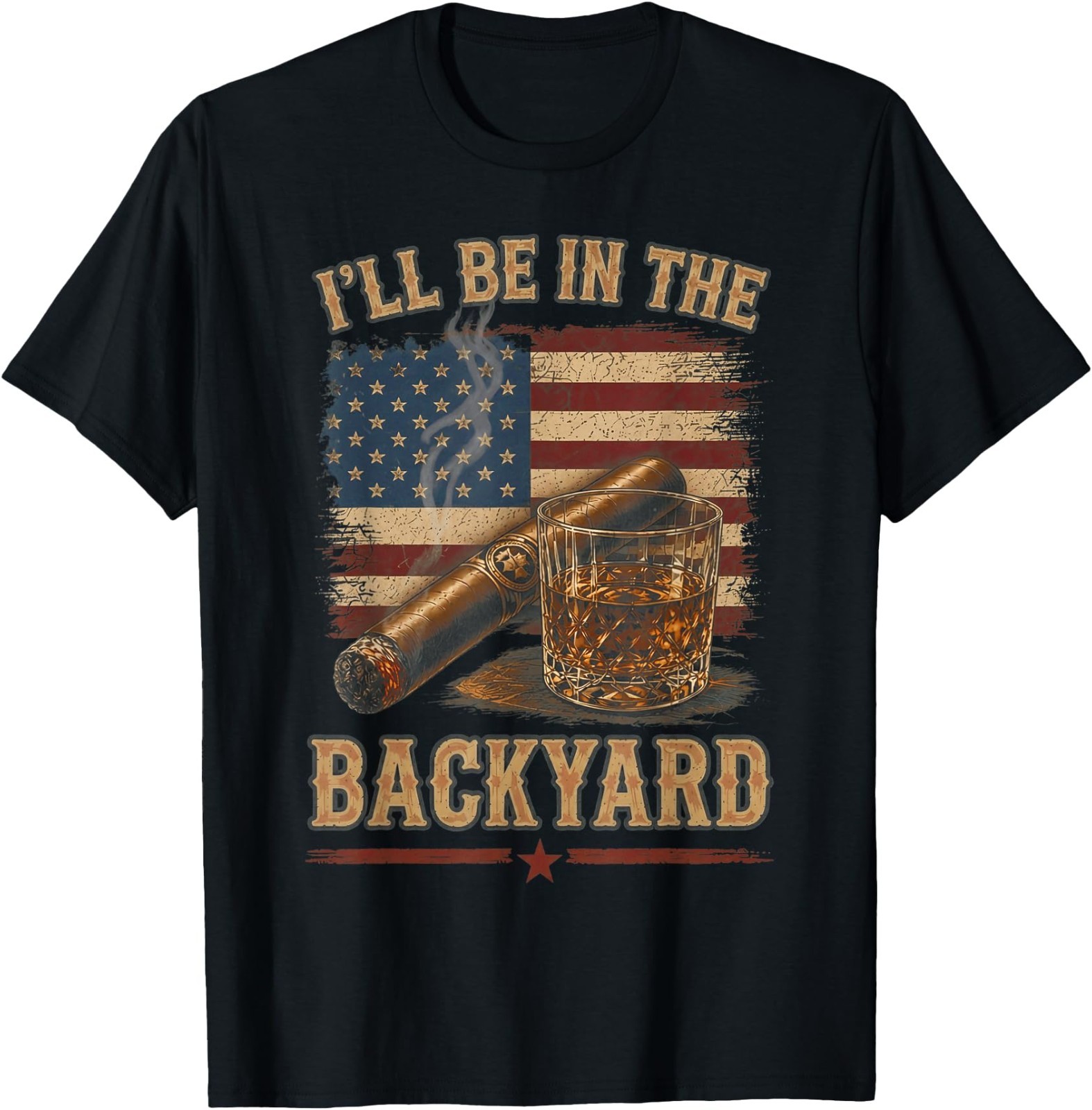 I’ll Be in The Backyard Vintage US UNISEX T-Shirt,Father’s day Gift, Gildan 5000